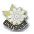 Academic Achievement Pin - "Science"